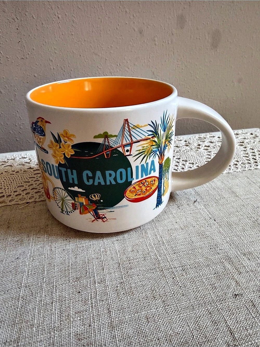 Starbucks Discover Series South Carolina Mug 14 oz 2024 New